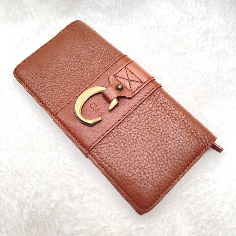 Chloe Brown calfskin continental Long Wallet - Picture 8 of 11